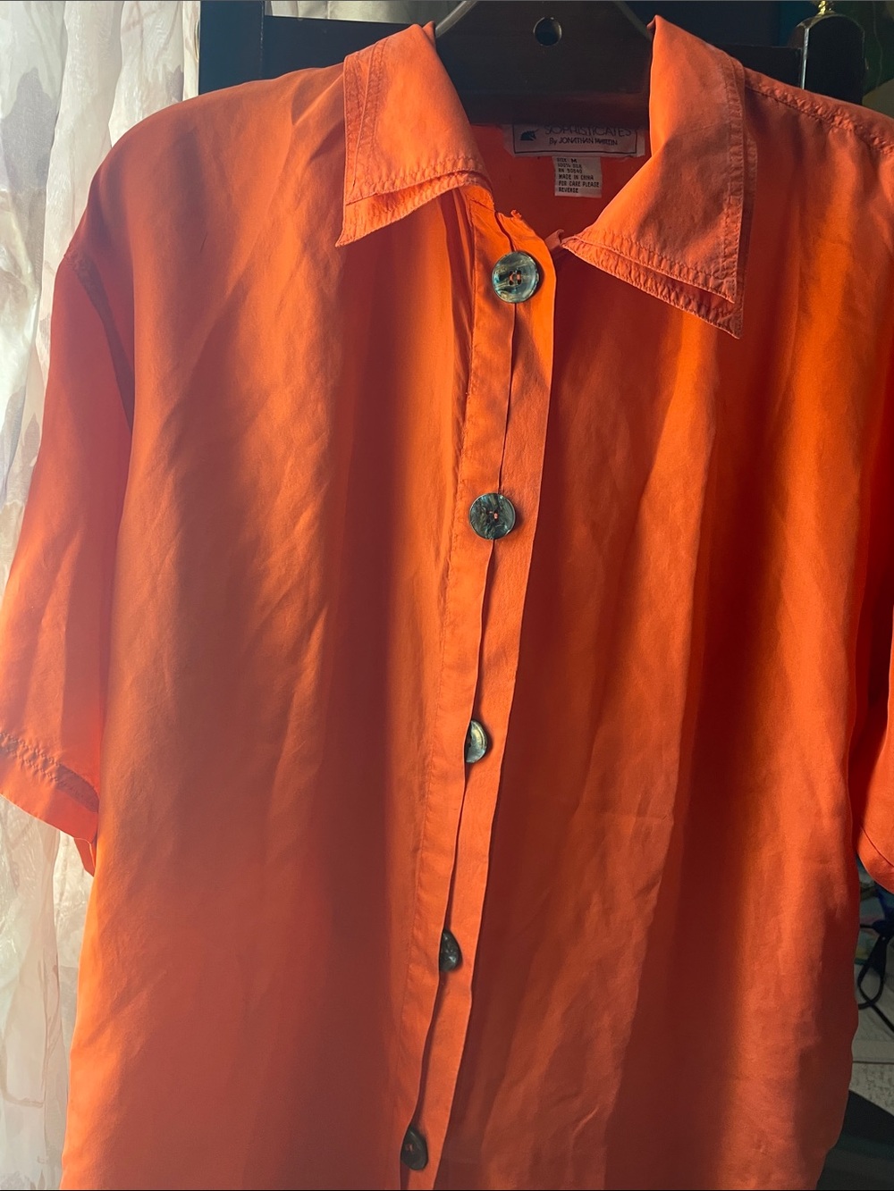 J MARTIN SILK SHIRT
